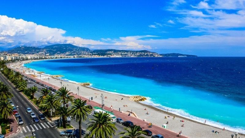 "Studio Ensoleille A Deux Pas Des Plages Avec Sa Grande Terrasse Privee !" Nizza Exterior foto